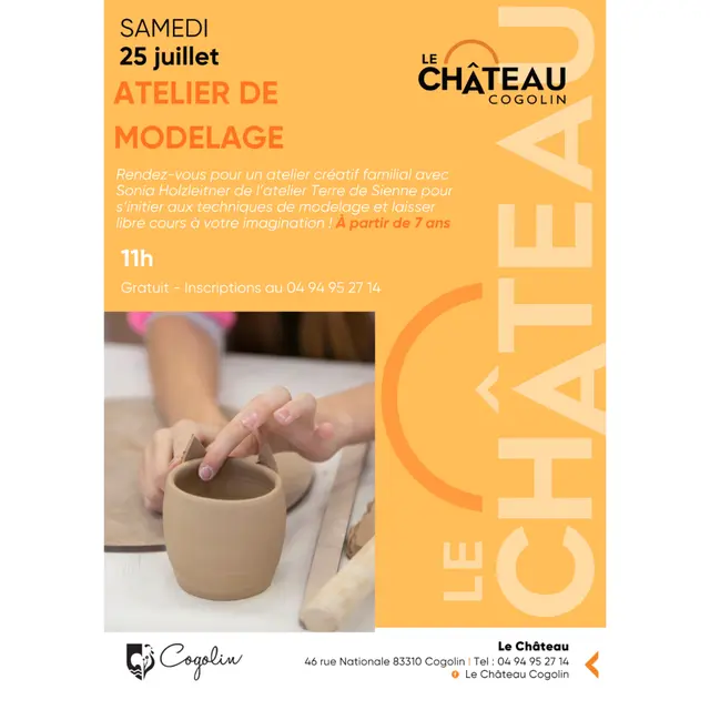 Atelier de modelage_Cogolin