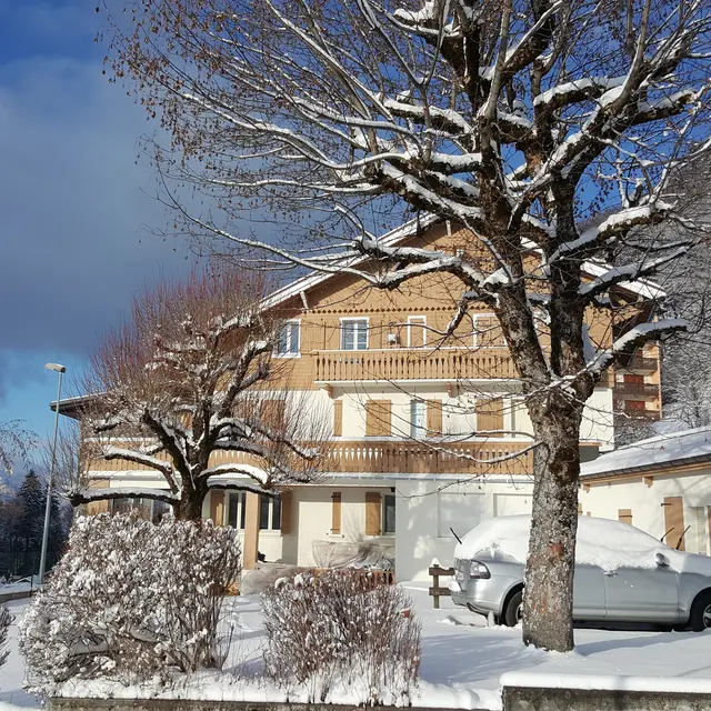 Chalet en hiver