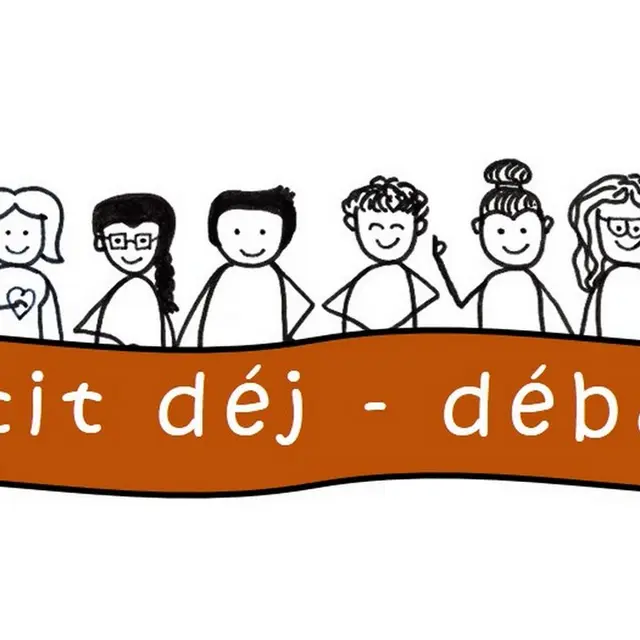 Bannière P'tit déj débat Association Symposium à Mouriès