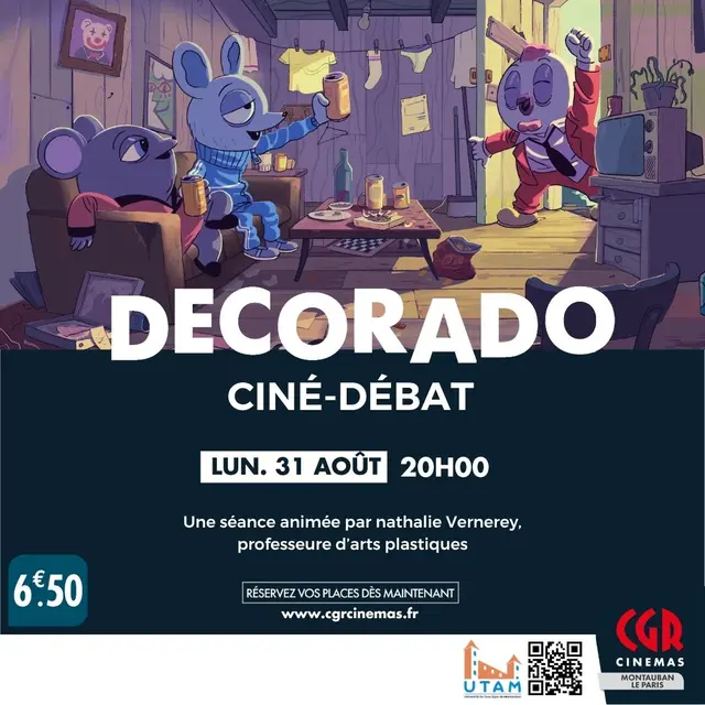 CGR Ciné-débat - Decorado