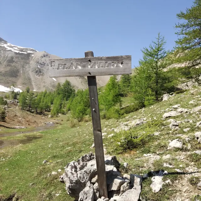 Panneau Plan Vallon