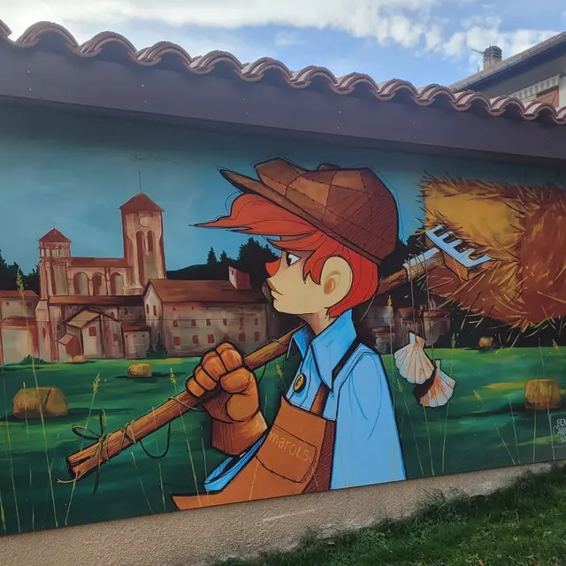 Fresque de Ben Caillous_Champdieu