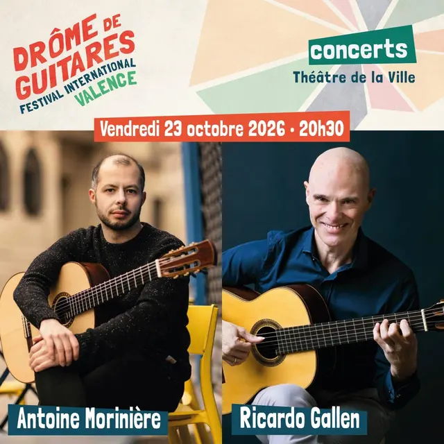Drôme de Guitares : Antoine Morinière et Ricardo Gallén_Valence