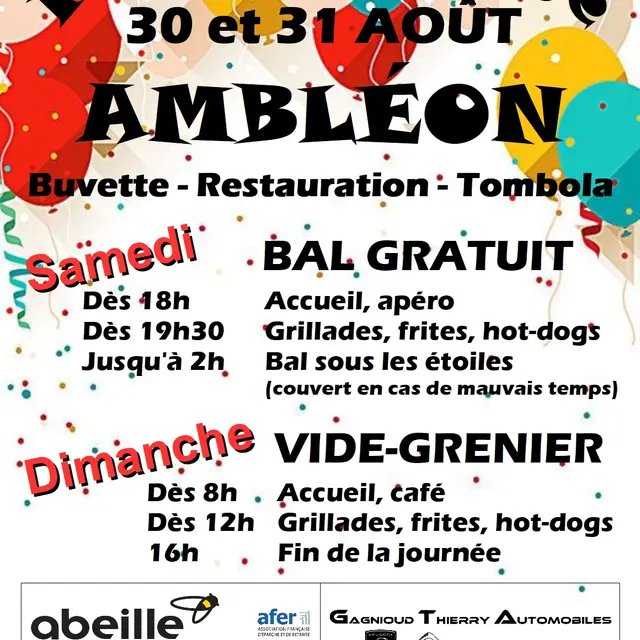 Fête du village d'Ambléon