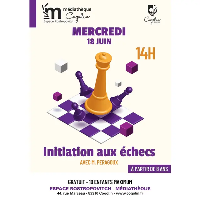 Initiation aux échecs_Cogolin