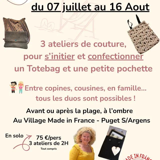 Ateliers de couture créatifs au Village Made In France_Puget-sur-Argens