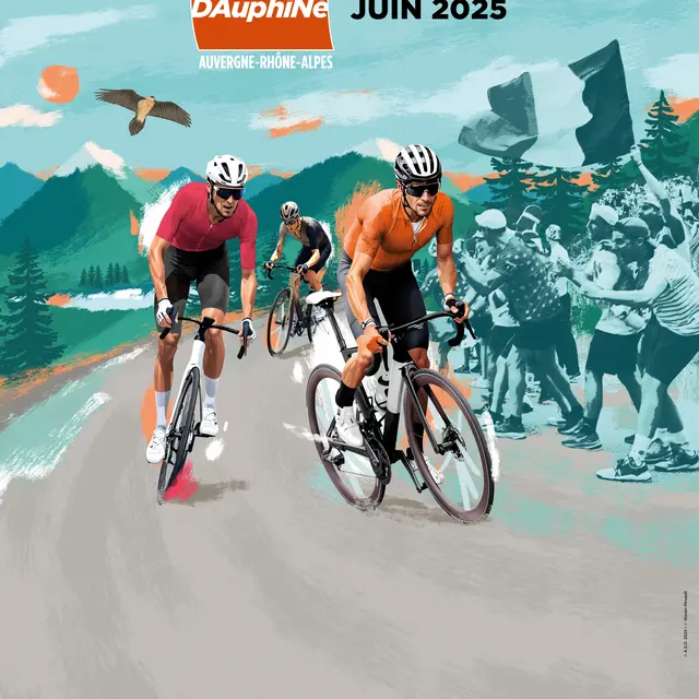Passage du Critérium du Dauphiné - Etape 6 Valserhône - Combloux_Vulbens