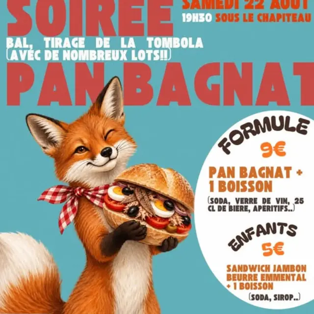 Festivités de la Saint Bernard : Soirée Pan Bagnat_Moulinet