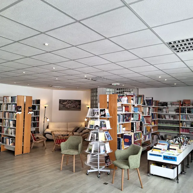 Intérieur de la Bibliothèque