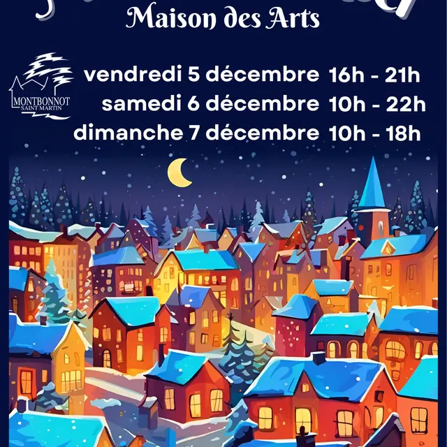 Affiche Marché de Noël de Montbonnot-Saint-Martin