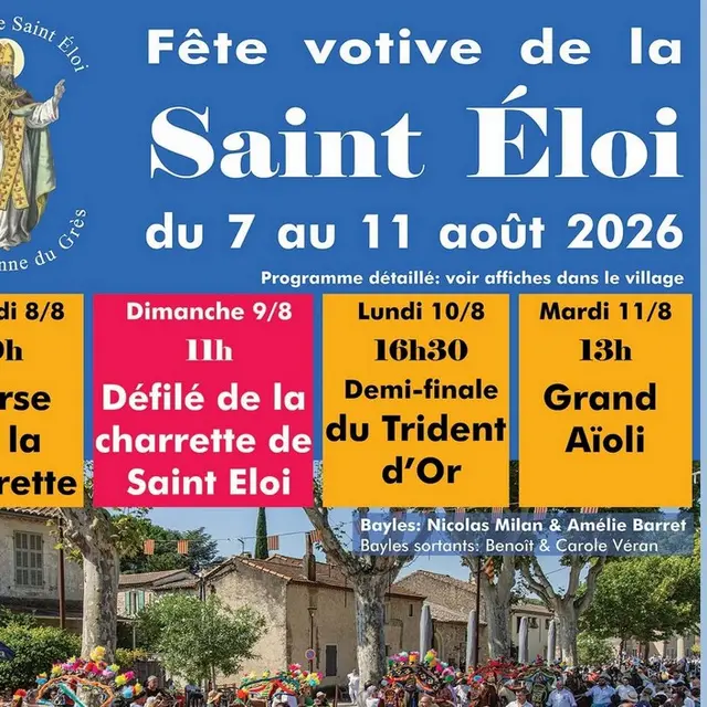 Fête Votive de la Saint Éloi à St. Etienne du Grès_Saint-Étienne-du-Grès