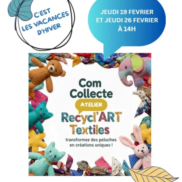 Ateliers Recycl' Art des vacances de février_Tourrettes