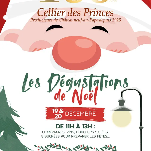 Dégustations de Noël au Cellier des Princes_Courthézon