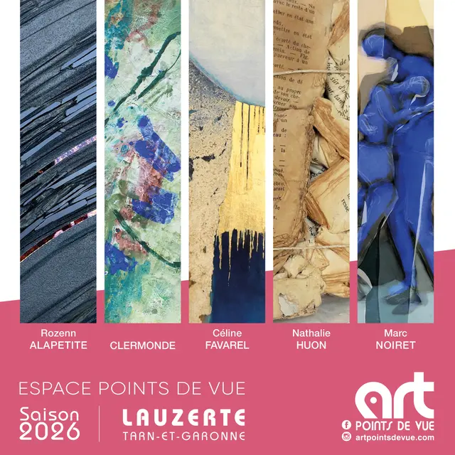 Exposition à la galerie Art Points de Vue_Lauzerte