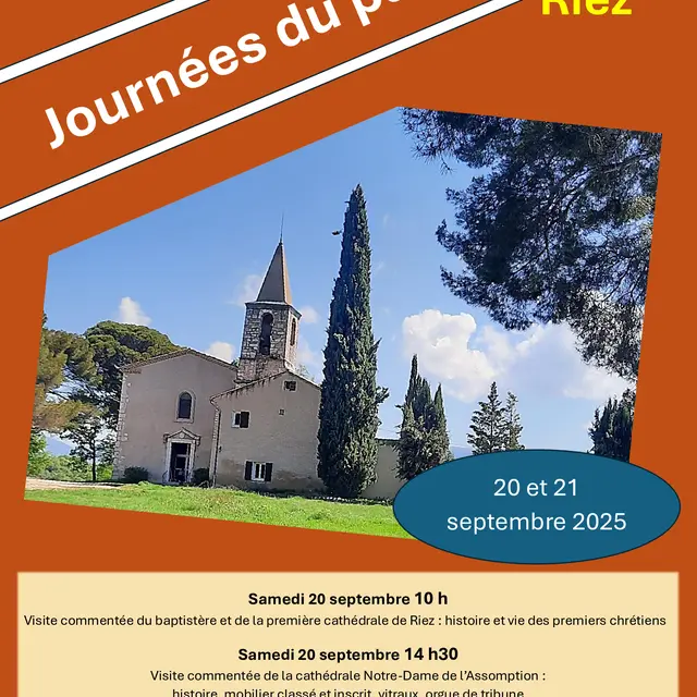 Journées Européennes du Patrimoine à Riez_Riez