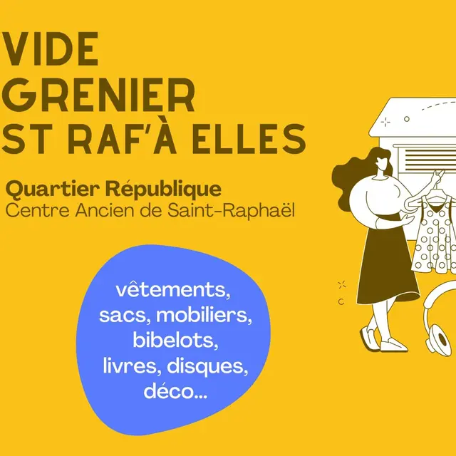 Vide Grenier St Raf’ A Elles_Saint-Raphaël