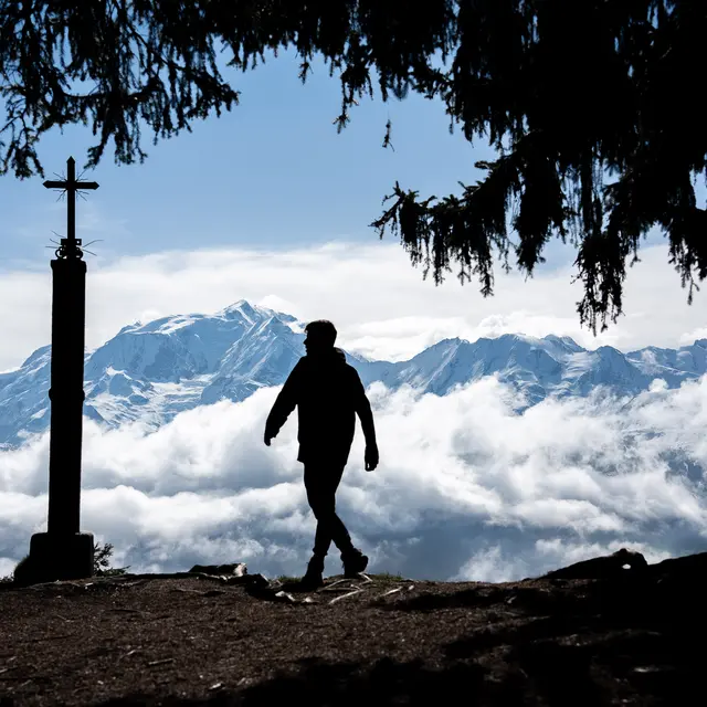 Randonnée pédestre la Croix des Salles_Combloux