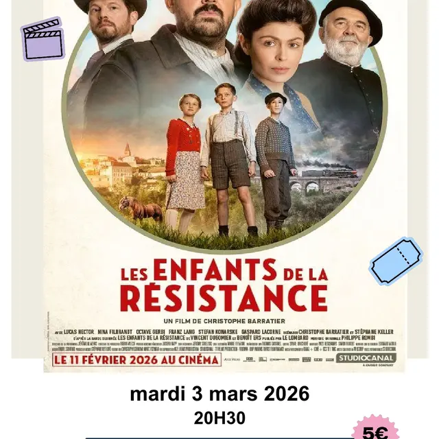 Cinéma à Valdeblore Les ENFANTS de la RÉSISTANCE_Valdeblore