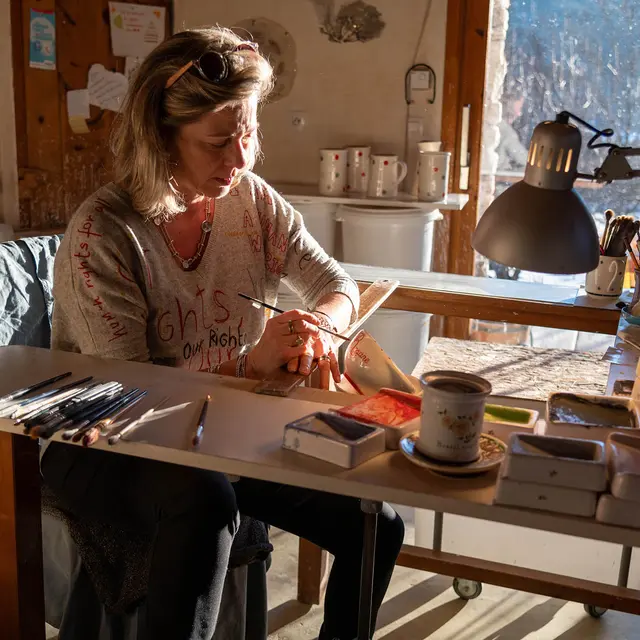 Faïence des Tourelles - Faucon-de-Barcelonnette