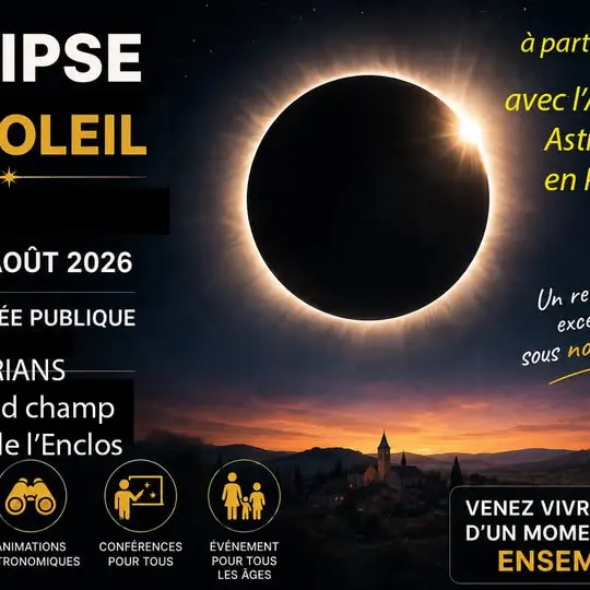 Observation : Eclipse totale du soleil_Rians