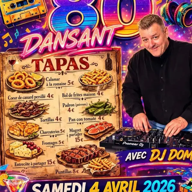 Soirée Années 80 à la Brasserie de la halle_Beaumont-de-Lomagne