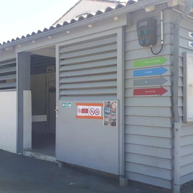 Toilettes du marché