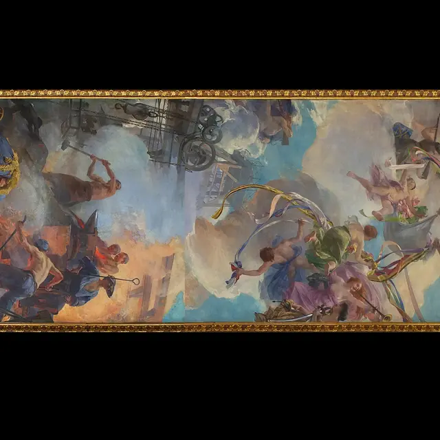 Plafond de la Maison des Avocats (Maignan)