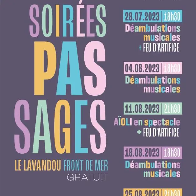 Soirée PAS SAGE