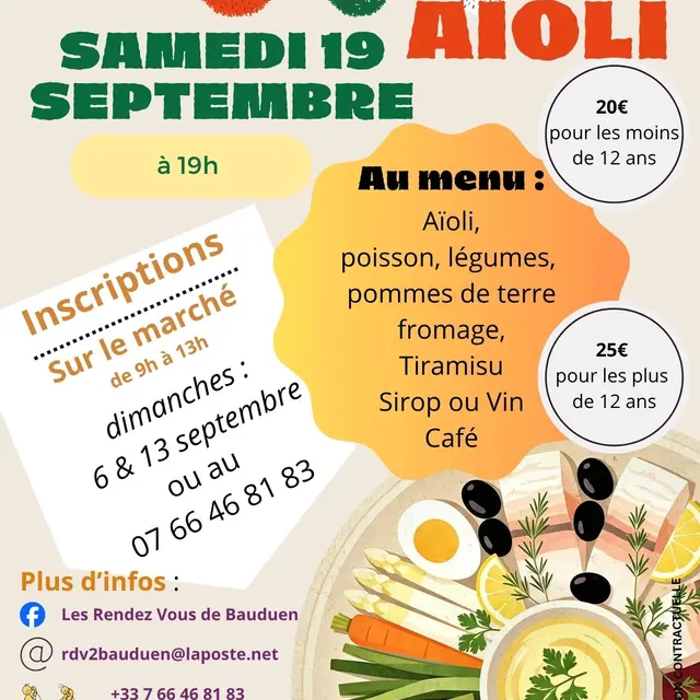 Réservez votre aïoli !_Bauduen