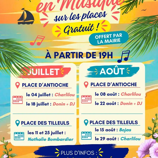 Affiche de Samedi soir en musique sur les places