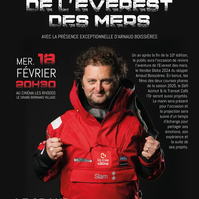 Conférence-débat : l’aventure de l'Everest des mers avec la présence exceptionnelle d'Arnaud Boissières_Le Grand-Bornand