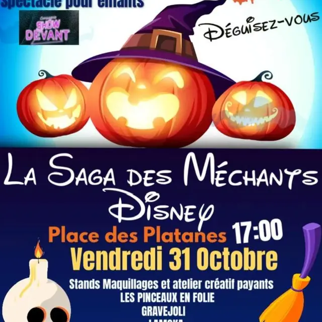 Spectacle d'Halloween : La saga des méchants Disney_Sospel