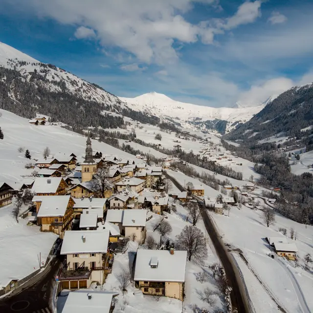 Hauteluce en hiver