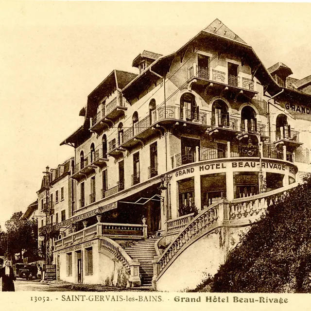 Hotel Beau Rivage, collection carte posatle JP GAY, maison forte de Hautetour