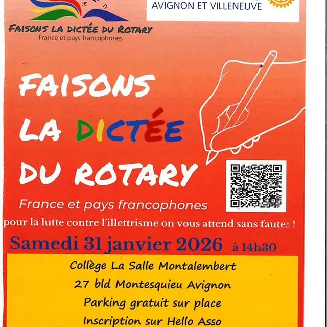 La dictée du Rotary_Avignon