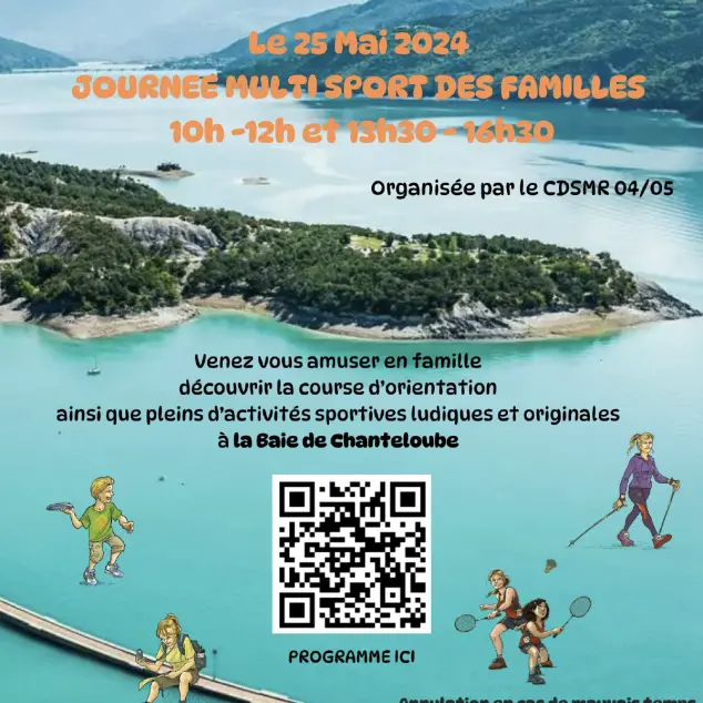 Journée multi-sport des familles Chanteloube CHORGES