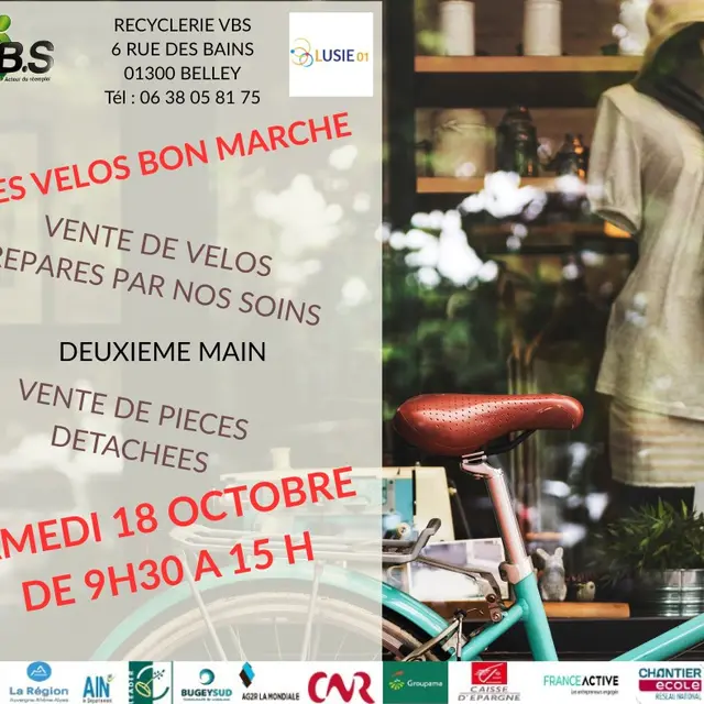 Vente de vélos à la Recyclerie_Belley
