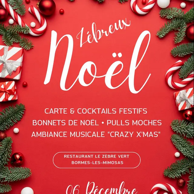 Soirée de Noël au Zèbre Vert_Bormes-les-Mimosas
