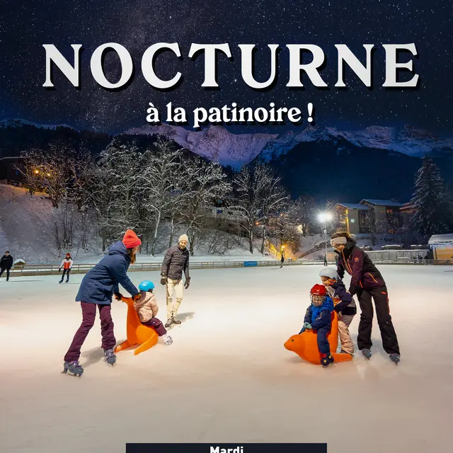 Nocturne en musique à la patinoire !_Les Contamines-Montjoie