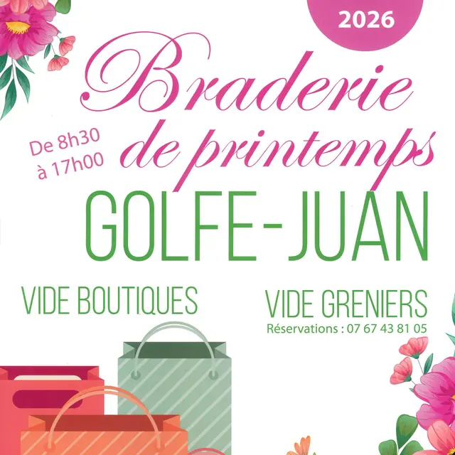 Braderie de printemps à Golfe-Juan_Vallauris Golfe - Juan