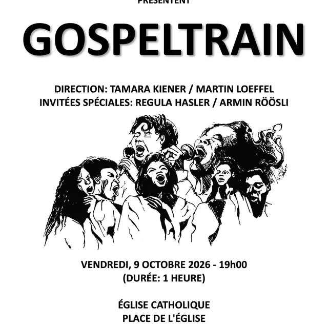 Affiche Gospel Train 2026