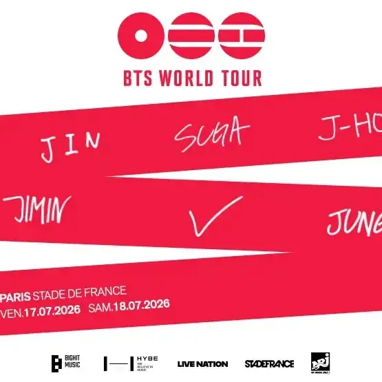 Concert de BTS au Stade de France