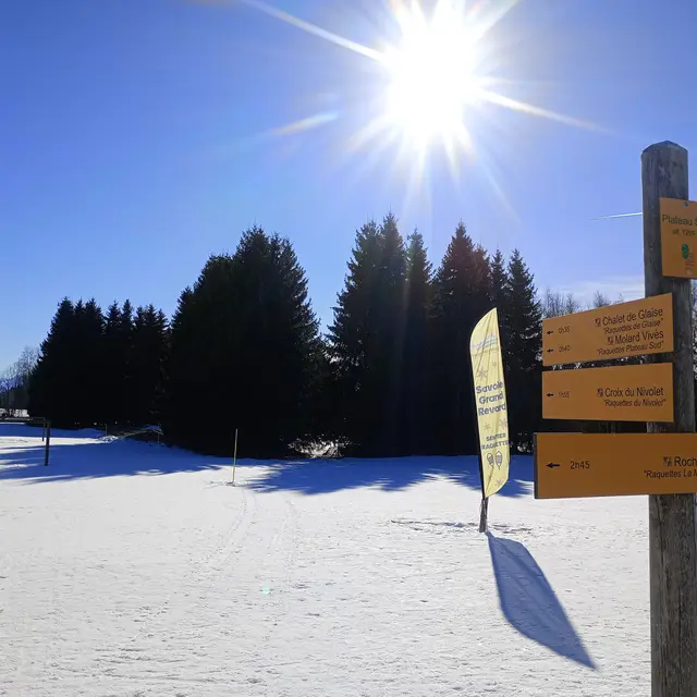 Piste piétonne - Boucle de Glaise_La Féclaz