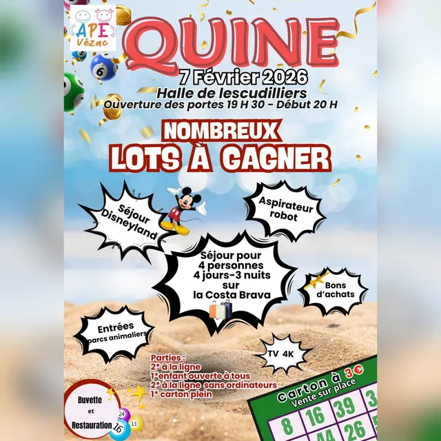 Quine à la Halle de Lescudilliers_Aurillac