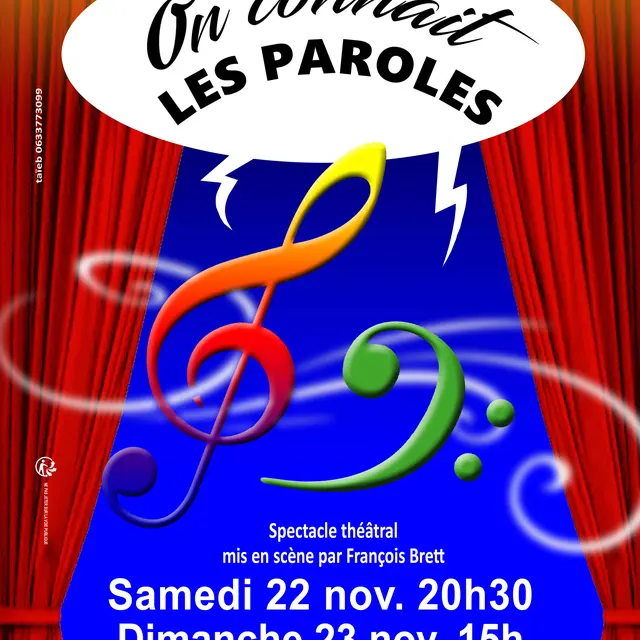 Théâtre On connait les paroles_Morières-lès-Avignon