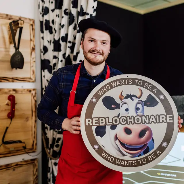 Qui veut gagner des Reblochons ?_Les Gets