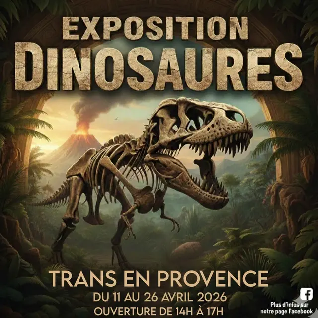 Exposition de dinausores._Trans-en-Provence
