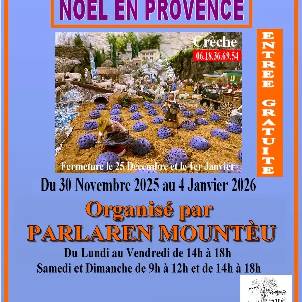 Les Calendales et la Crèche provençale_Monteux