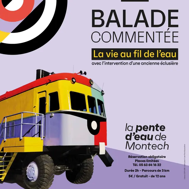 Balade commentée de la Pente d'eau_Montech