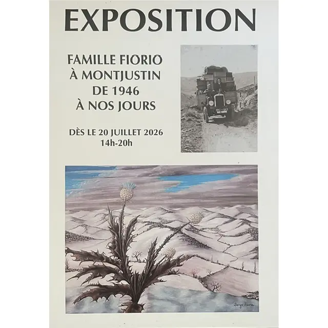 Exposition Famille Fiorio à Montjustin_Montjustin